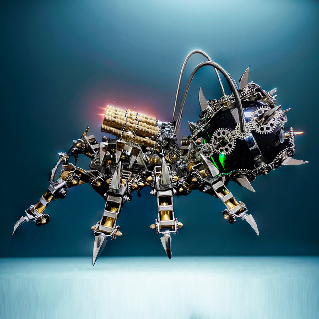 DIYeria™ | DIY 3D Metal Tarantula with Black Speaker Puzzle Model Kit 1000+PCS