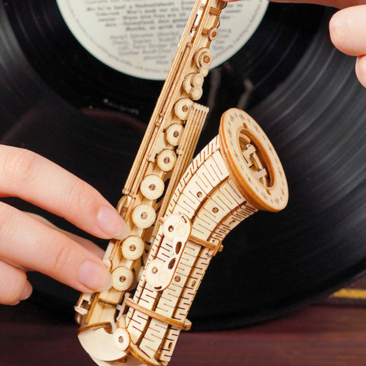 DIYeria  Saxophone TG309 3D Wooden Puzzle