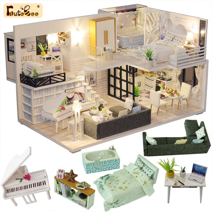 DIYeria™ | 1: 24 DIY Dollhouse Kit (Happy Time)