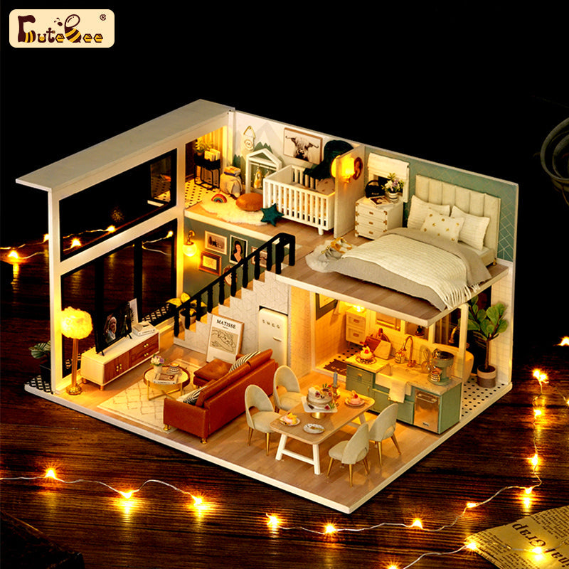 DIYeria™ | 1: 24 DIY Dollhouse Kit (Comfortable Life)