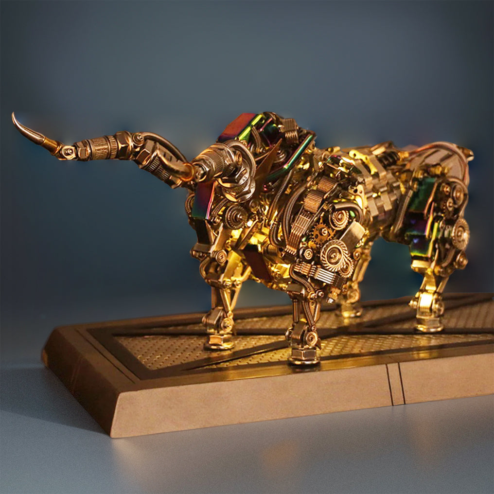 DIYeria™ | DIY 3D Metal Mechanical Bull Animal Model Assembly Kit 1087Pcs