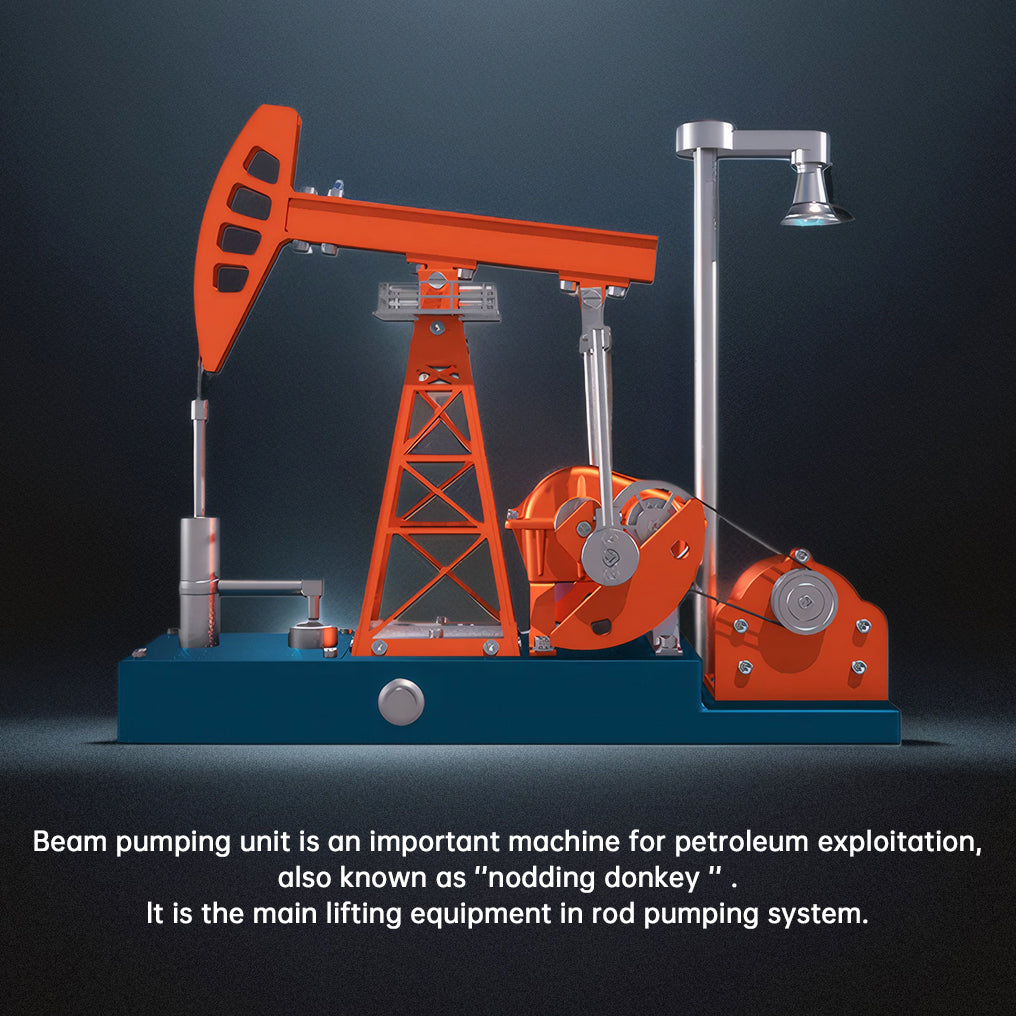 DIYeria™ | DIY Educational 3D Metal Oilfield Working Equipment with Pumping Unit that Works