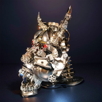 DIYeria™ | DIY 3D Mechanical Punk Hannya Japanese Ghast Mask Metal Puzzles Assembly Model