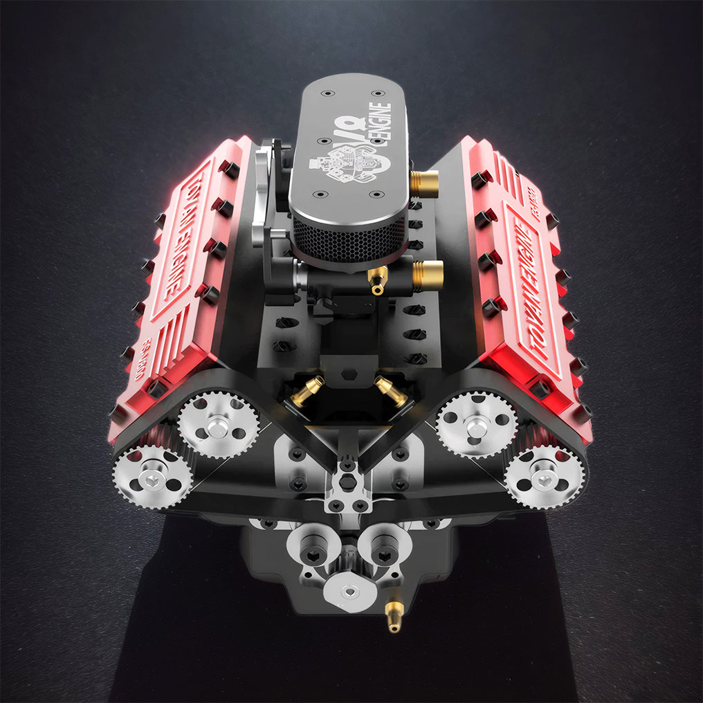 DIYeria™ | DIY V8 Engine Model That Run 28cc Gasoline/Nitro Engine KIT FS-V800