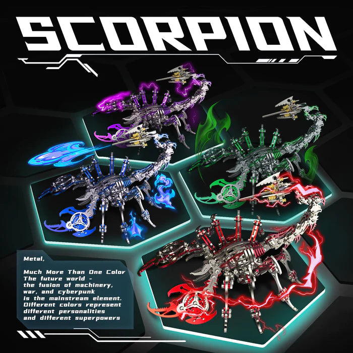 DIYeria™ | DIY 3D Scorpion Metal Model  Puzzles Building Block Set Toys