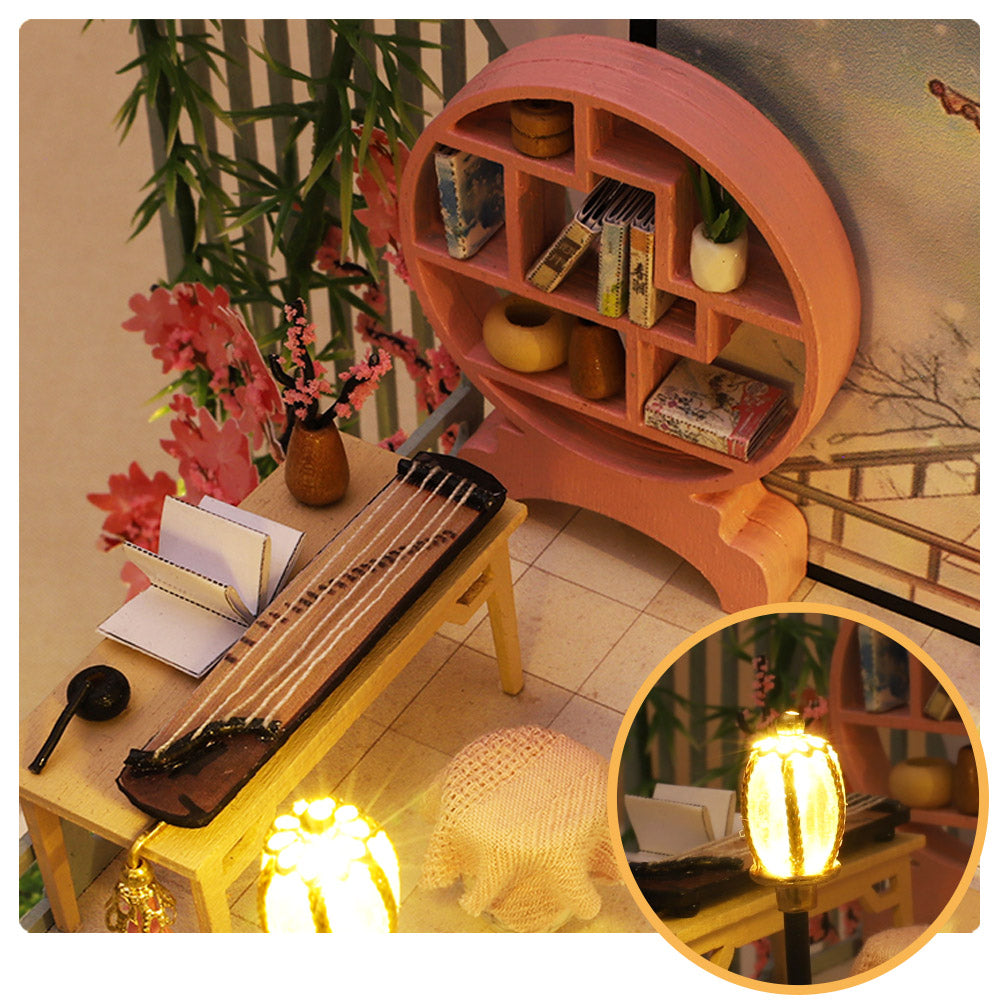 DIYeria™ | 1: 24 DIY Dollhouse Kit (Guqin Pavilion)