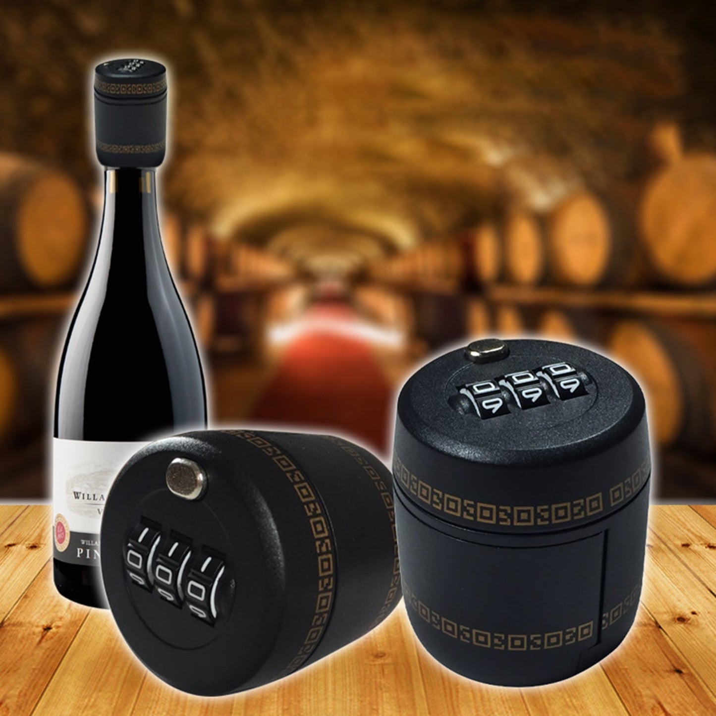 DIYeria™ | Wine Bottle Combination Locks