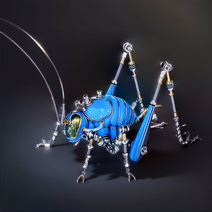 DIYeria™ | DIY 3D Metal Mechanical Blue Cricket Steampunk Craft Puzzle Model Assembly Kit