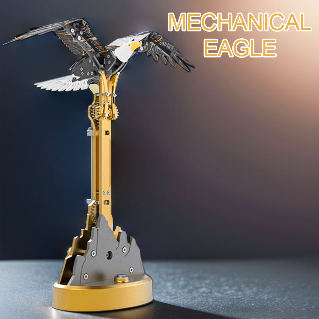 DIYeria™ | DIY 3D Bald Eagle Model Kit - Haliaeetus Leucocephalus with Flying and Flapping Wings