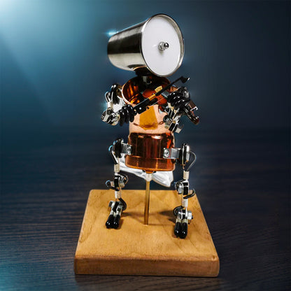 DIYeria™ | DIY 3D Metal Steampunk Hand-Assembled Robot Band Model