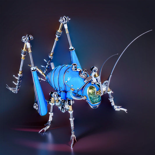 DIYeria™ | DIY 3D Metal Mechanical Blue Cricket Steampunk Craft Puzzle Model Assembly Kit