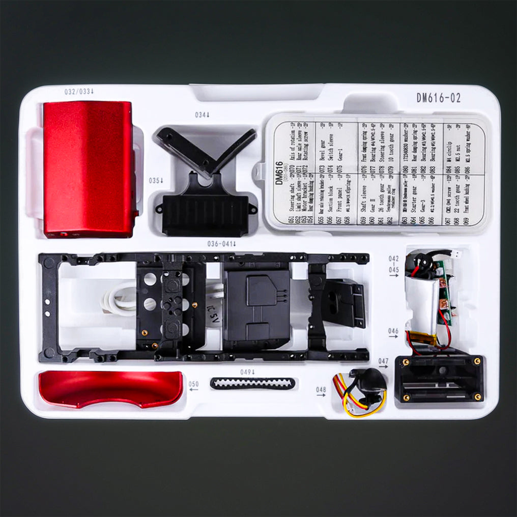 DIYeria™ | DIY Educational Mini APP Metal RC Tractor Model Assembly Kit