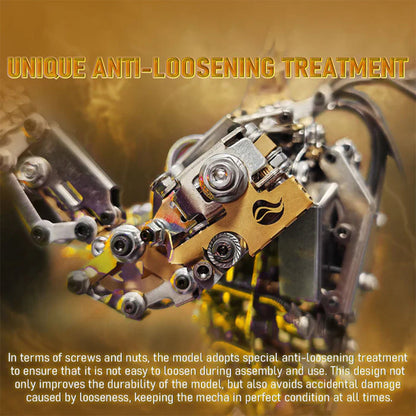 DIYeria™ | DIY 3D Steampunk Protoss Mecha Metal Model With Lights-1020+PCS