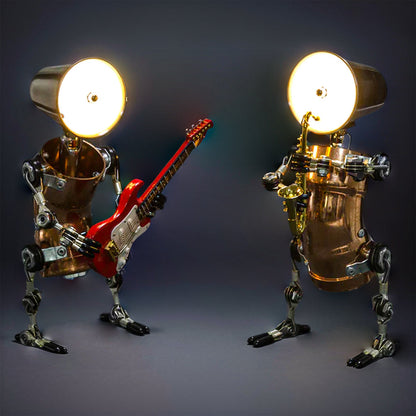 DIYeria™ | DIY 3D Metal Steampunk Hand-Assembled Robot Band Model