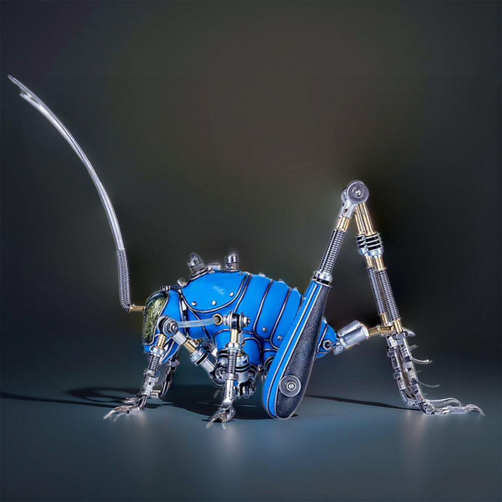 DIYeria™ | DIY 3D Metal Mechanical Blue Cricket Steampunk Craft Puzzle Model Assembly Kit