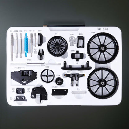 DIYeria™ | DIY Educational Mini APP Metal RC Tractor Model Assembly Kit