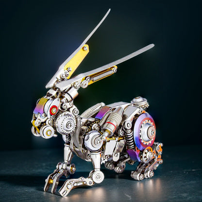 DIYeria™ | DIY 3D Metal Punk Mechanical Rabbit Puzzle Model Crafts Assembly Kit-500PCS