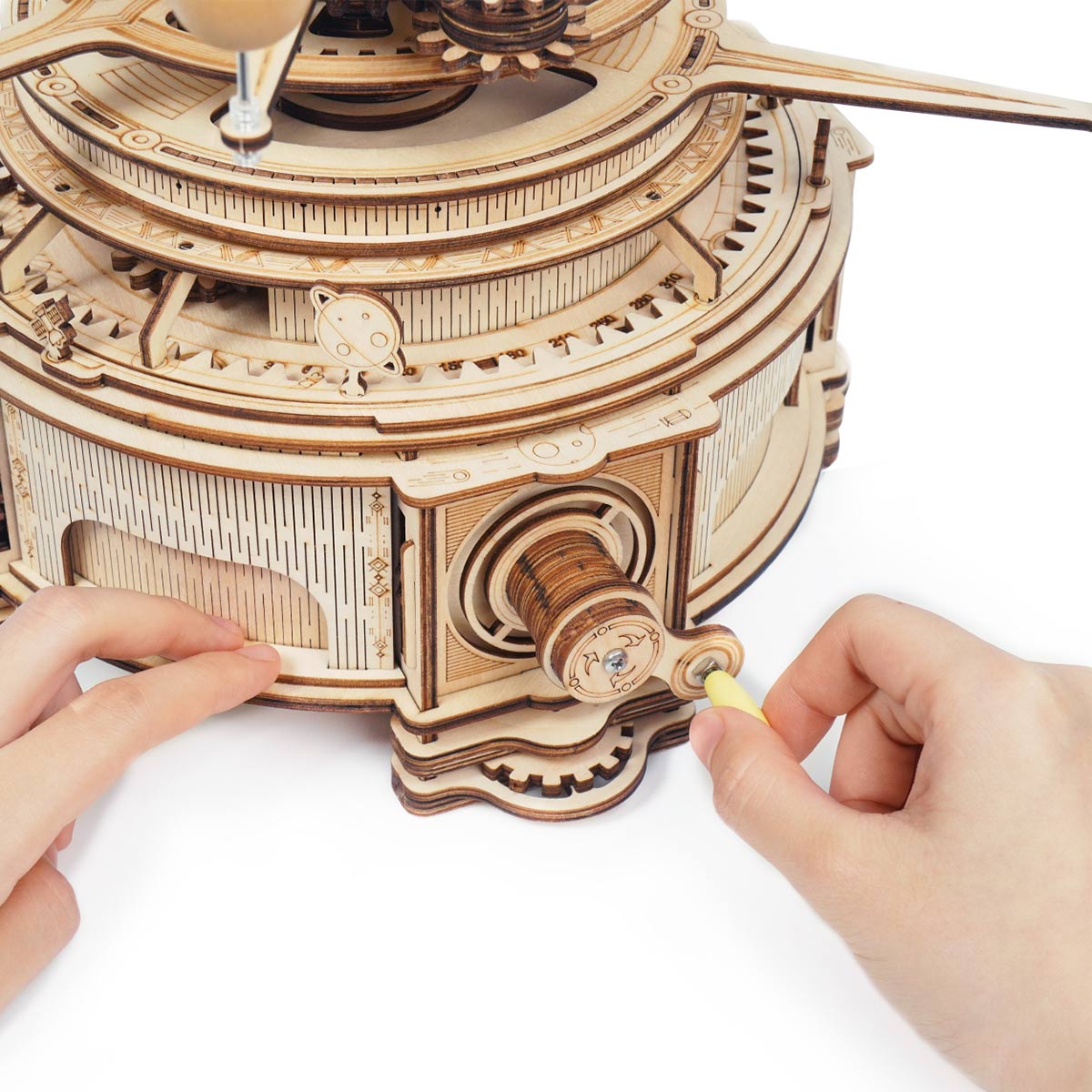 DIYeria Mechanical Orrery ST001 3D Wooden Puzzle