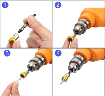 DIYeria™ | Magnetic Bit Holder with Strong Magnetizer