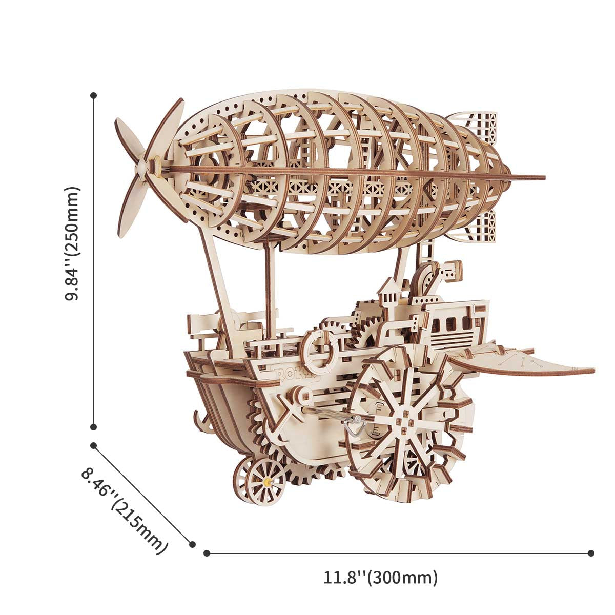 DIYeria Air Vehicle LK702 Mechanical Airship Plane Model