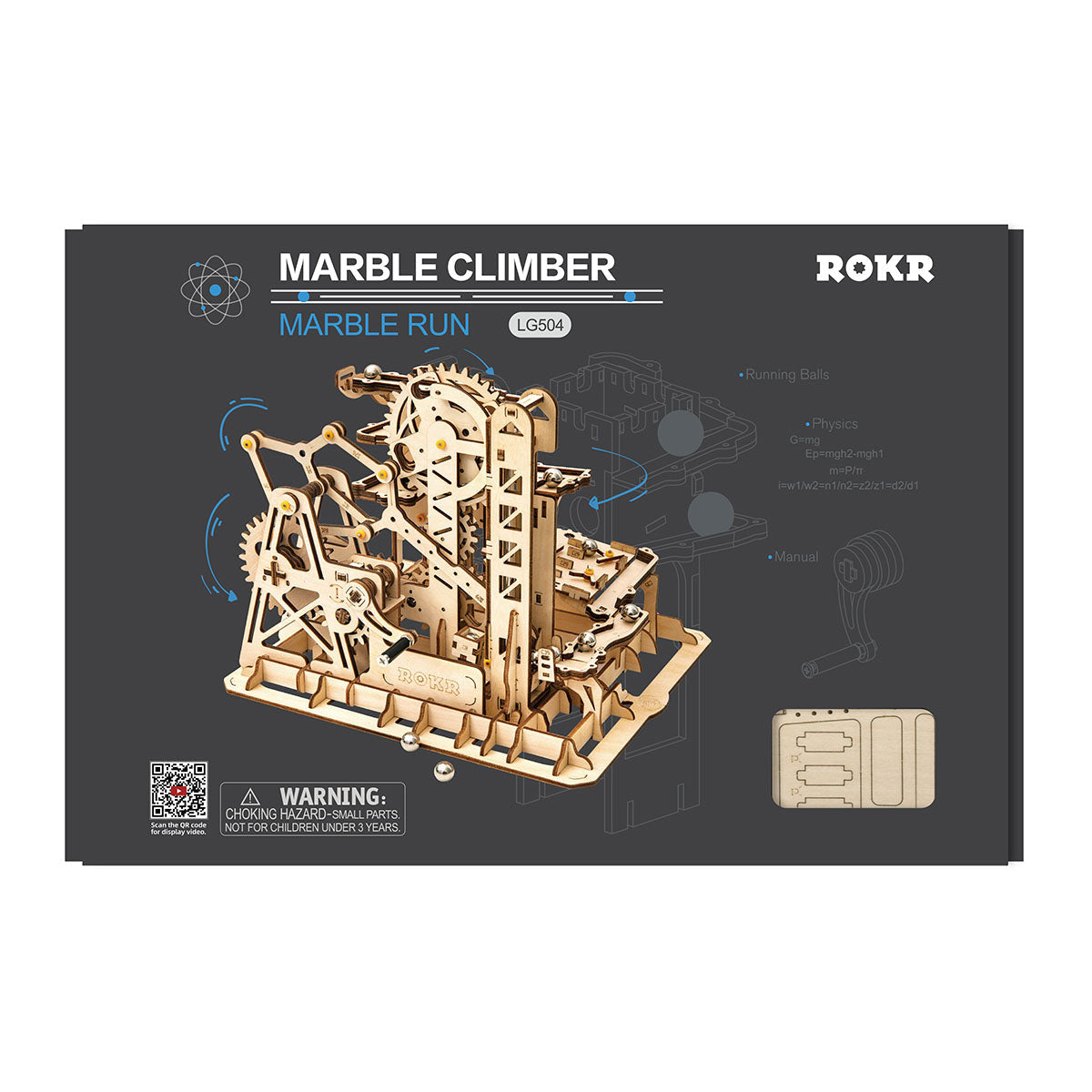 DIYeria Tower Coaster LG504 Fortress Marble Run Set