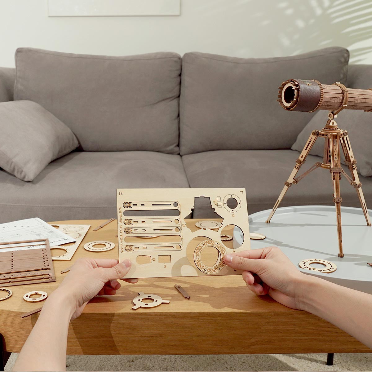 DIYeria Monocular Telescope ST004 3D Wooden Puzzle