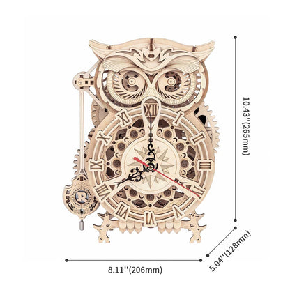 DIYeria Owl Clock LK503 Battery Mechanical Gears Kit