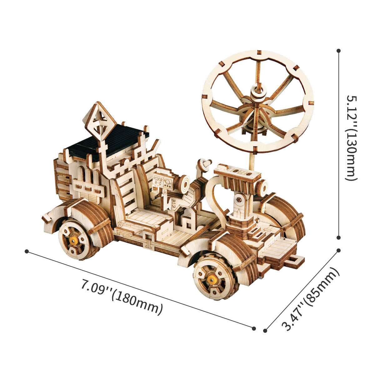 DIYeria Rambler Rover LS401 Space Hunting Solar Energy Car Toys