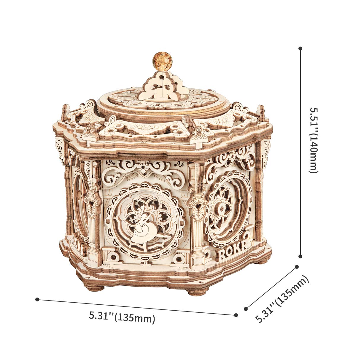 DIYeria Secret Garden DIY Mechanical Music Box AMK52